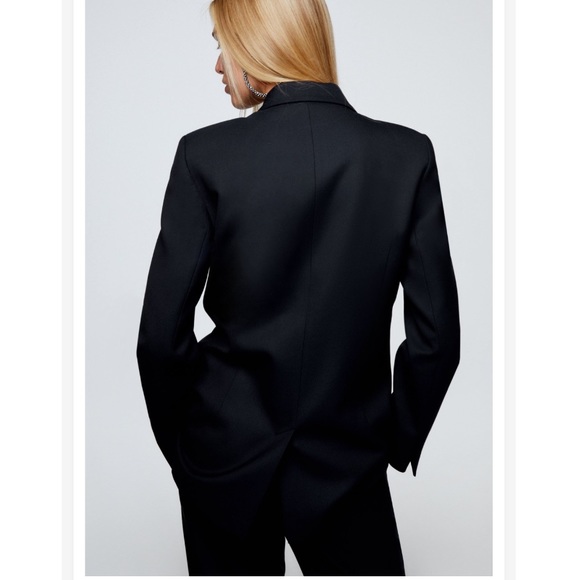 ZARA NAVY BLAZER - Picture 5 of 16